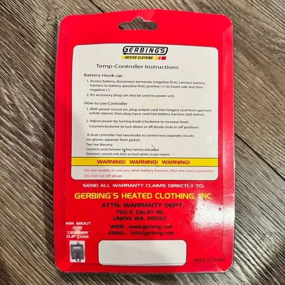 NWT Gerbing's Temp Controller for Heated Clothing - Picture 2 of 2